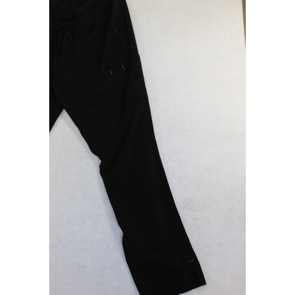 Scrubstar Scrub Pants Womens Large Black Stretch Medical Straight Leg Drawstring - Picture 4 of 12